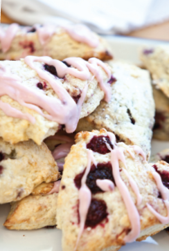 Blackberry scones 1