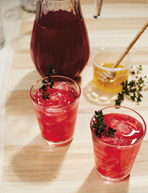 Blackberry thyme cooler