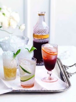 Blackberry-vanilla cordial