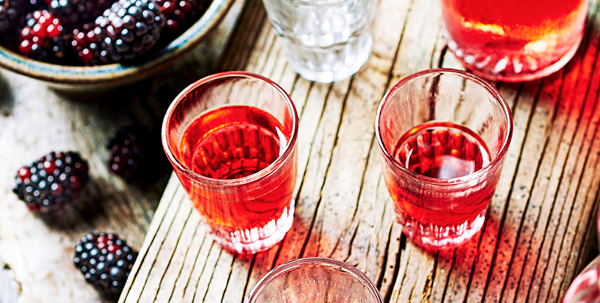 Blackberry vodka