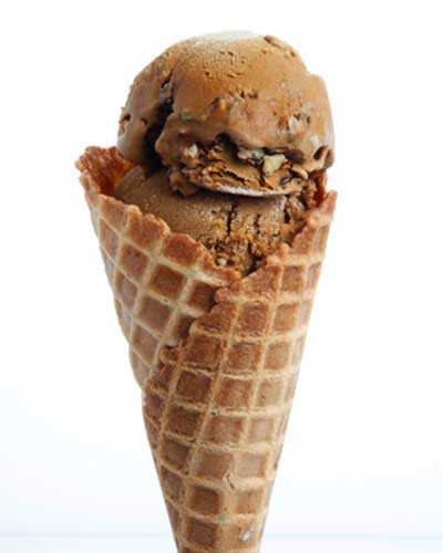 Blackstrap praline ice cream
