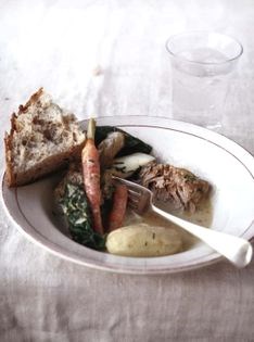 Blanquette of veal with seasonal vegetables