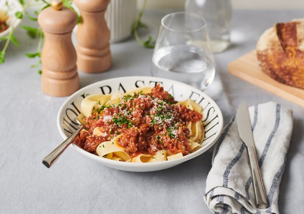 Blended Bolognese sauce