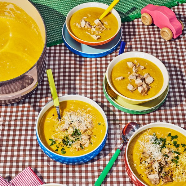 Blended pastina soup [Tracy Malechek-Ezekiel]