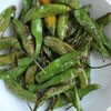 Blistered shishito peppers