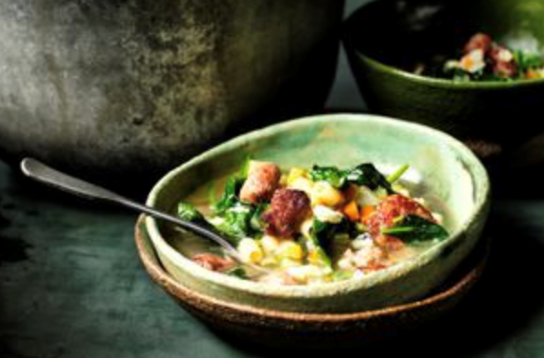 Blonde minestrone