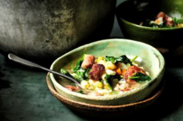 Blonde minestrone