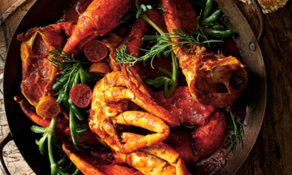 Blood lime and chilli mud crab