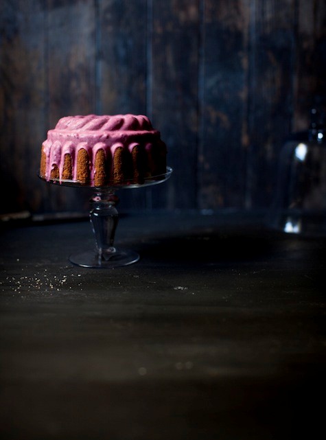 Blood orange and rosemary cake