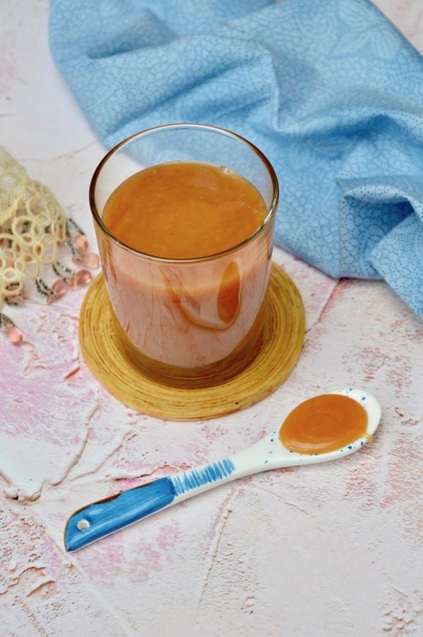 Blood orange caramel sauce