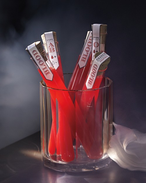 Blood-orange cocktails