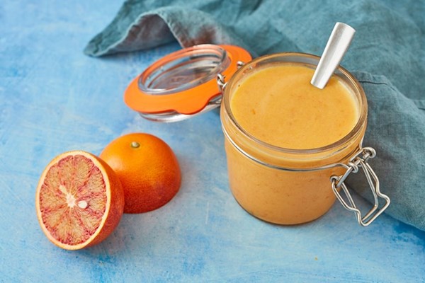 Blood orange curd