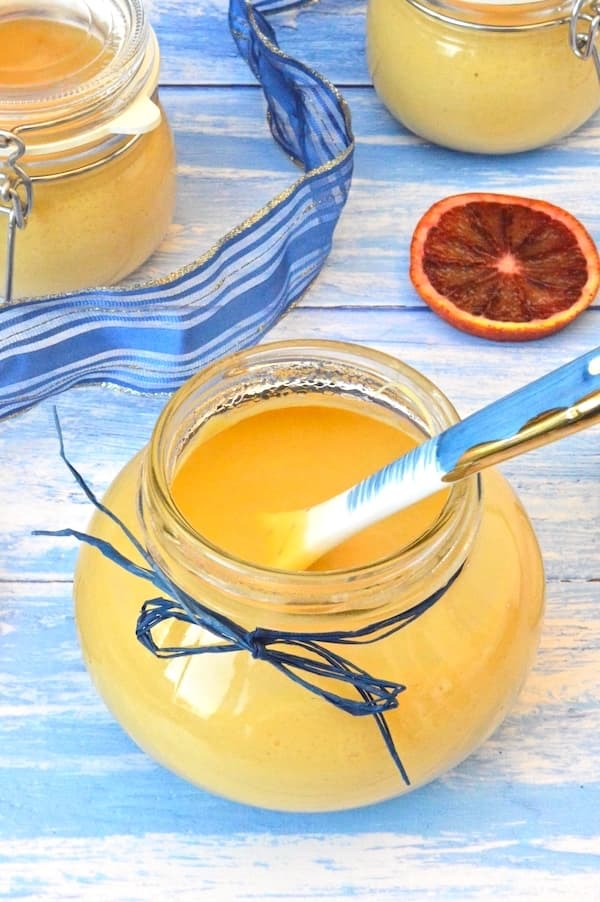 Blood orange curd