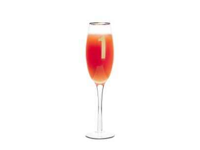Blood orange fizzes