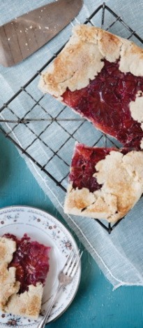 Blood orange galette