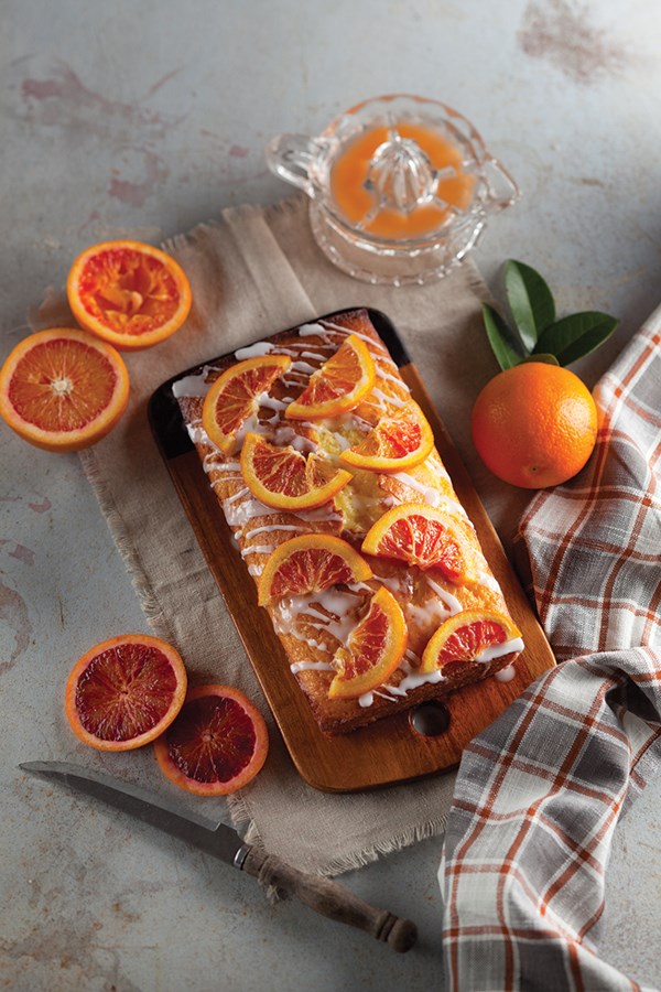 Blood orange glaze
