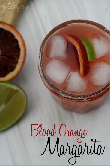 Blood orange margaritas