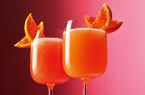 Blood orange mimosa