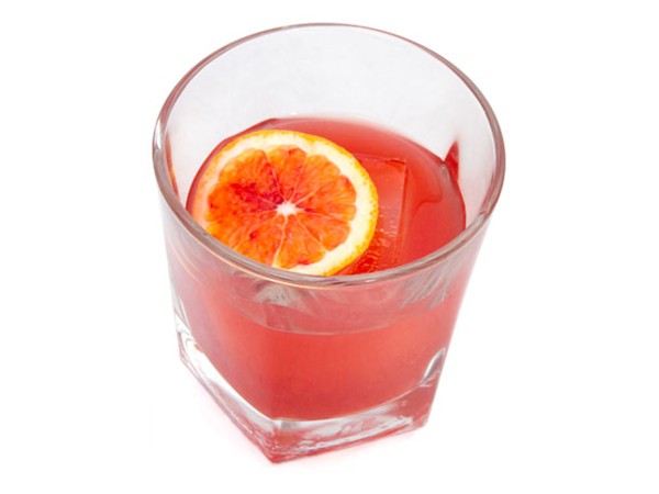 Blood orange Negroni from Bottega