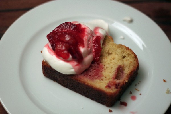 Blood orange olive oil cake