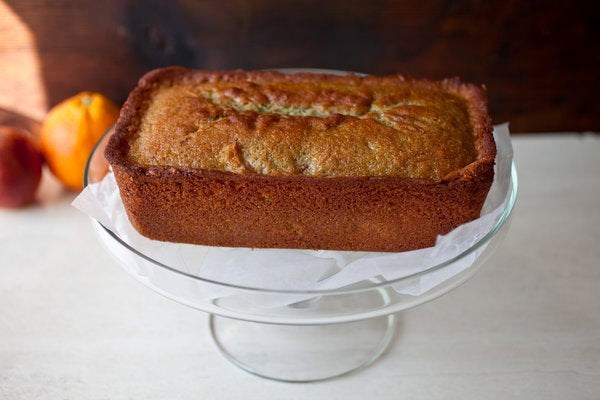 Blood orange olive oil cake