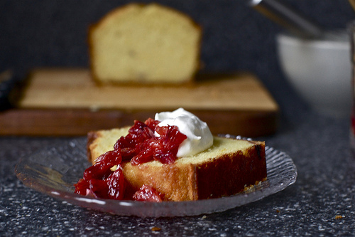 Blood orange olive oil cake