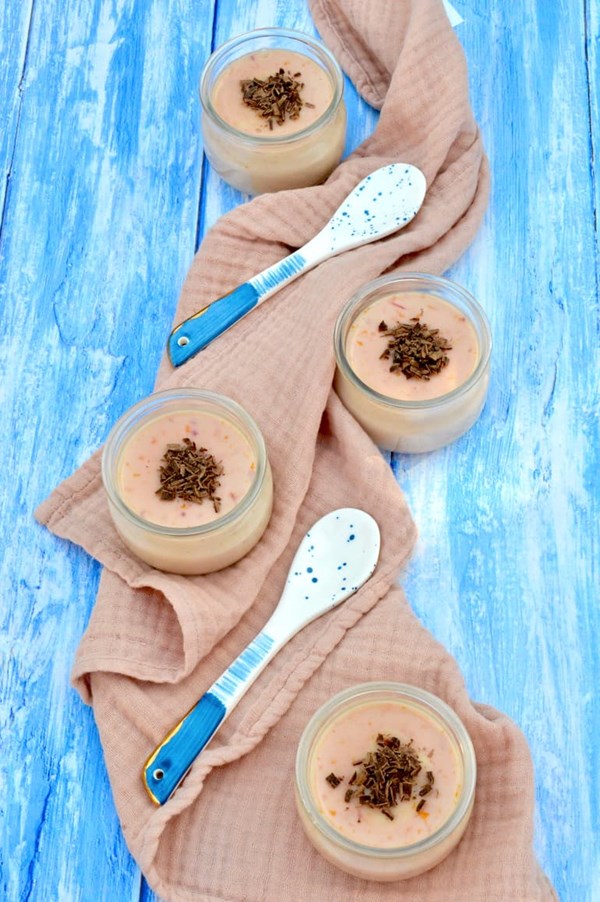 Blood orange posset
