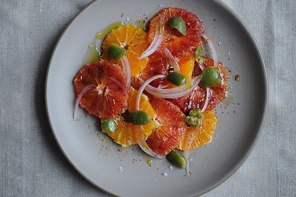 Blood orange salad
