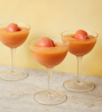 Blood orange sgroppino