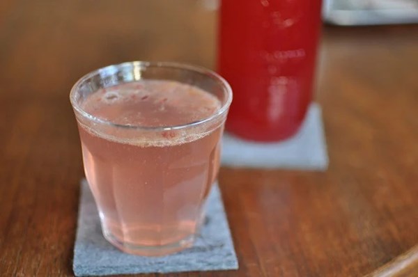 Blood orange shrub