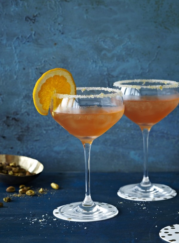 Blood orange slushy