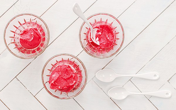 Blood-orange sorbet