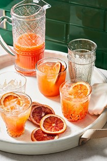 Blood orange spritz
