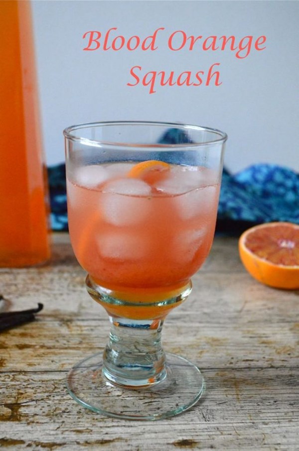 Blood orange squash