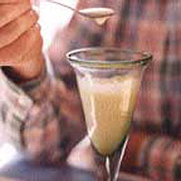 Blood orange zabaglione 