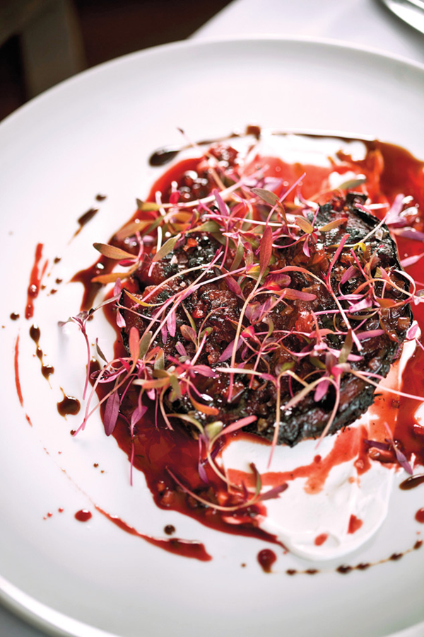 Bloody beet steak