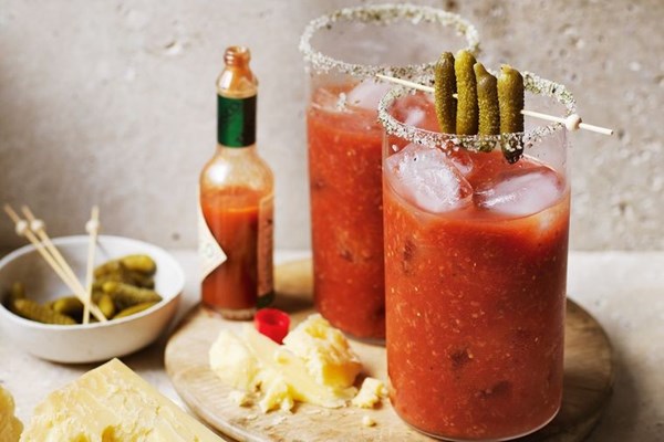Bloody Mary and cheddar