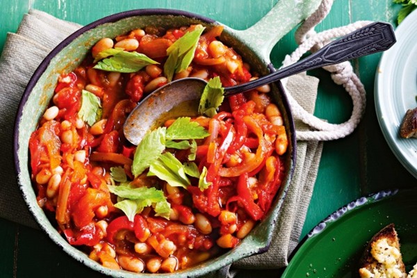 Bloody Mary baked beans