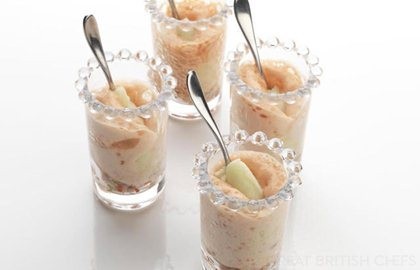 Bloody Mary foam with salsa