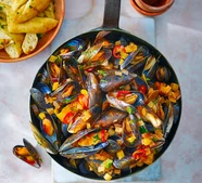 Bloody Mary mussels