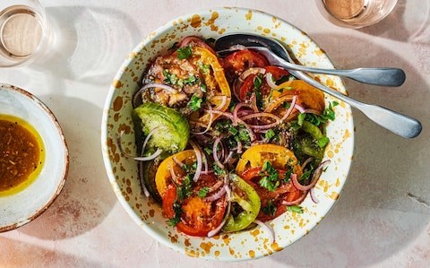 Bloody Mary tomato salad