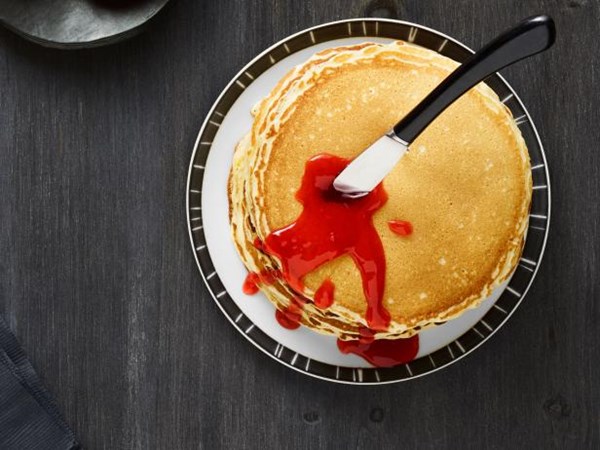 Bloody pancakes