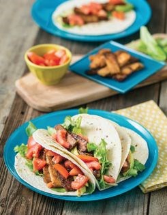 BLT & avocado soft tacos