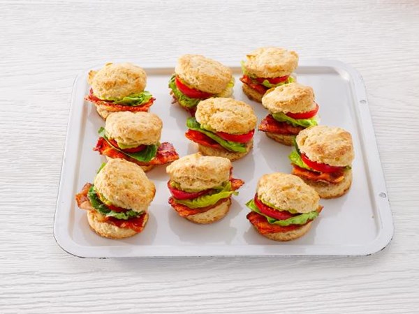 BLT biscuit sliders