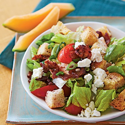 BLT bread salad