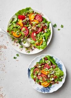 BLT butter bean salad