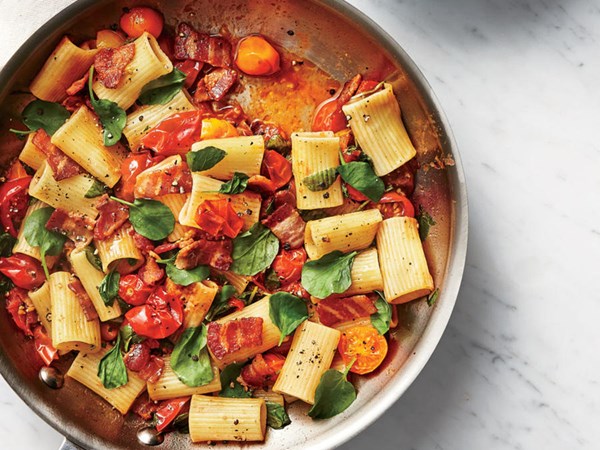 BLT pasta