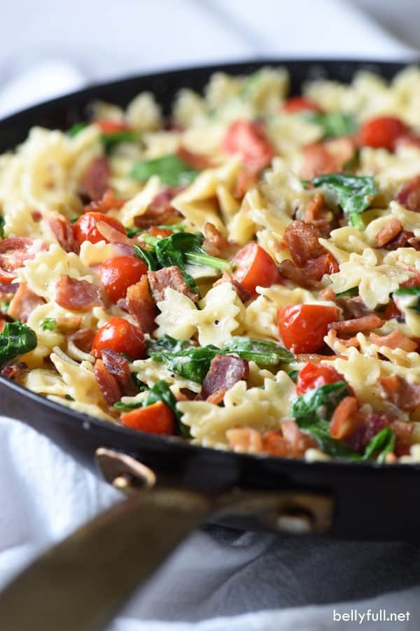 BLT pasta