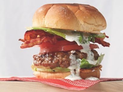 BLT ranch burgers