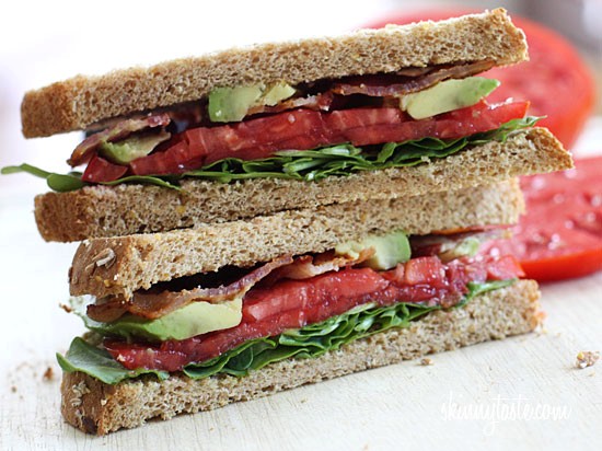 BLT with avocado